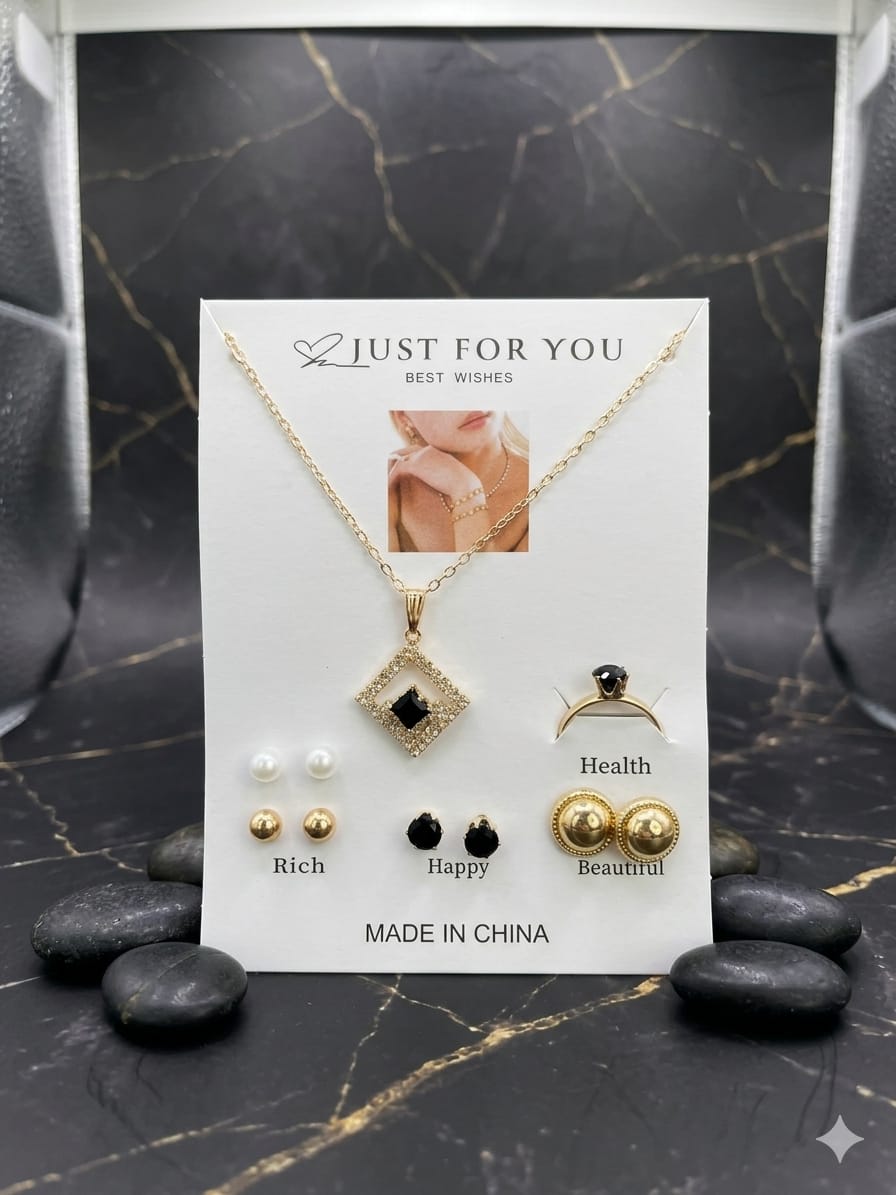 Black Locket Set