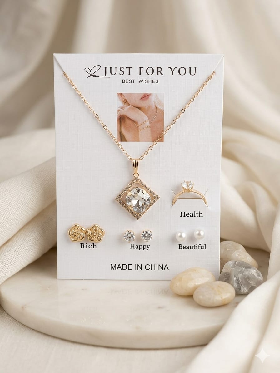 White Locket Set
